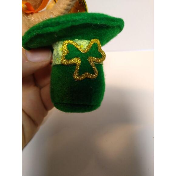 ANNALEE Irish St Patrick's Day Little Mouse Inside Hat Vintage 3.5" Kitsch - Picture 7 of 7